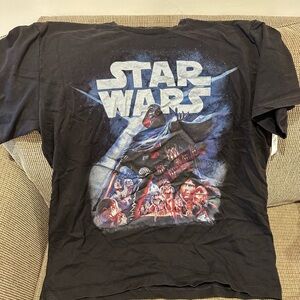 NWT GAP Black Star Wars Tee